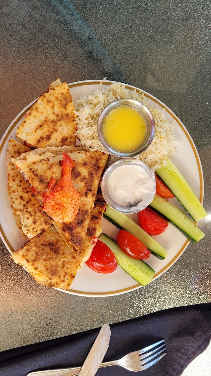 Quesadillas au homard