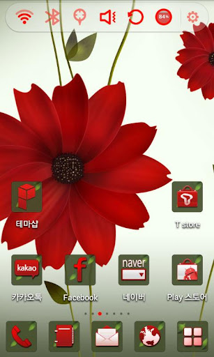 Daisy Flower Launcher Theme