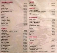 Vaishali menu 2