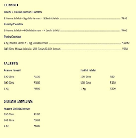 Burhanpur Mawa Jalebi menu 2
