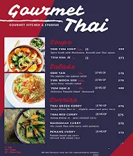 Gourmet Thai menu 2