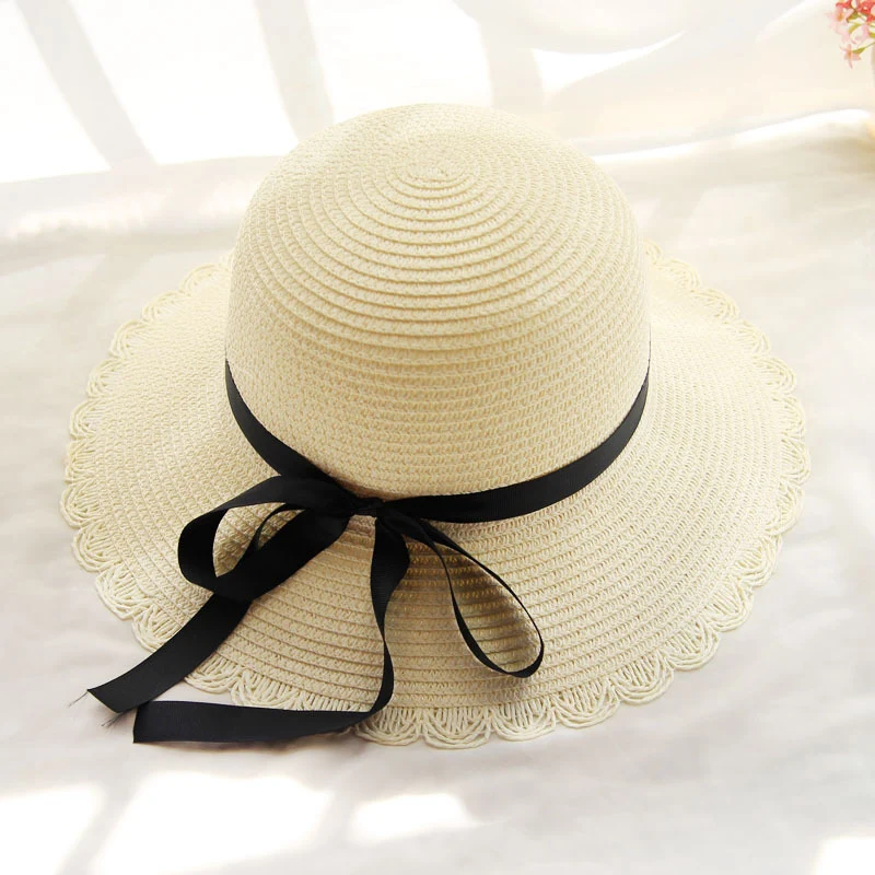 Sombrero de paja para mujer, protección solar de verano plegable para playa y sol, flores, ideal para sombra y viajes.