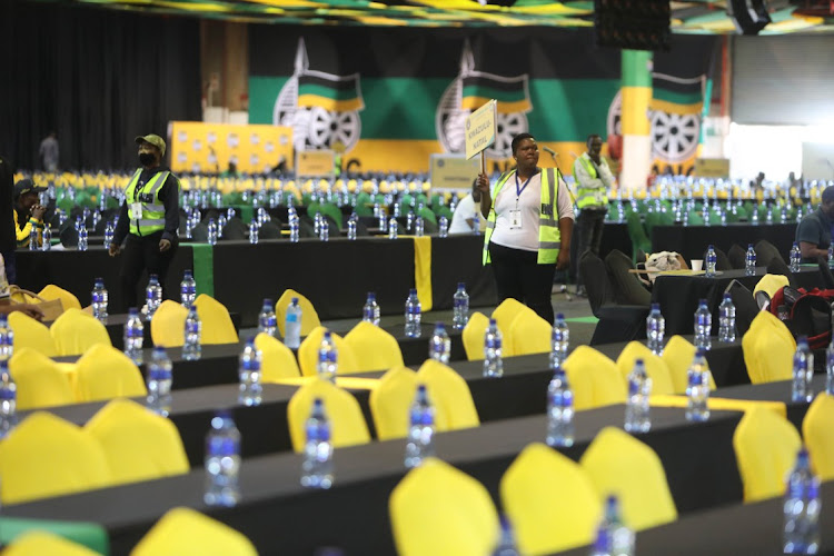 The plenary at Nasrec in Johannesburg during the 55th ANC national conference on Friday. The conference has been met by delays following issues with the accreditation process. Picture: ALAISTER RUSSELL