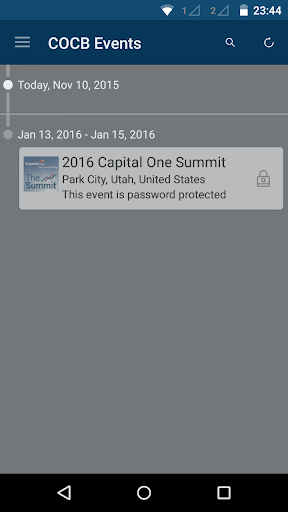 Capital One Commercial Events