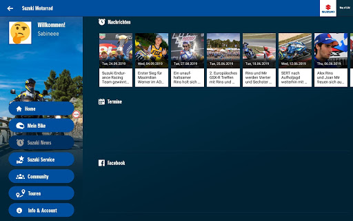 Suzuki Motorrad App