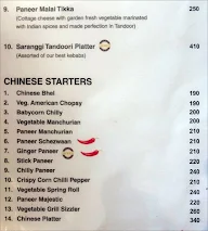 Saranggi Vegetarian Restaurant menu 3