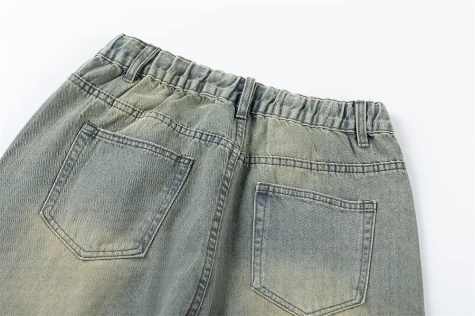Salopette en denim ample pour homme
