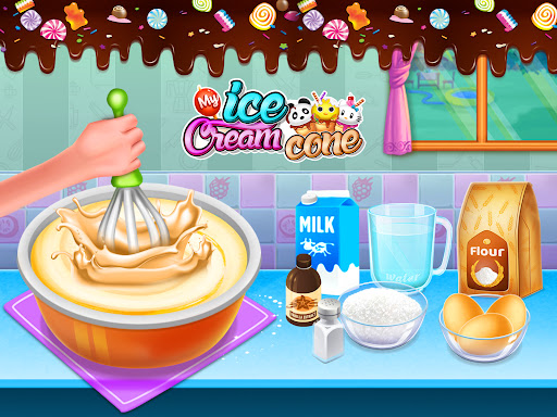 Screenshot Ice Cream Cone Baking Game