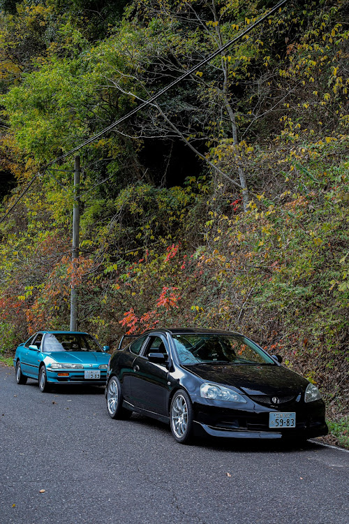インテグラの紅葉・ドライブ・da6・紅葉と愛車・広島に関するカスタム事例の投稿画像1枚目