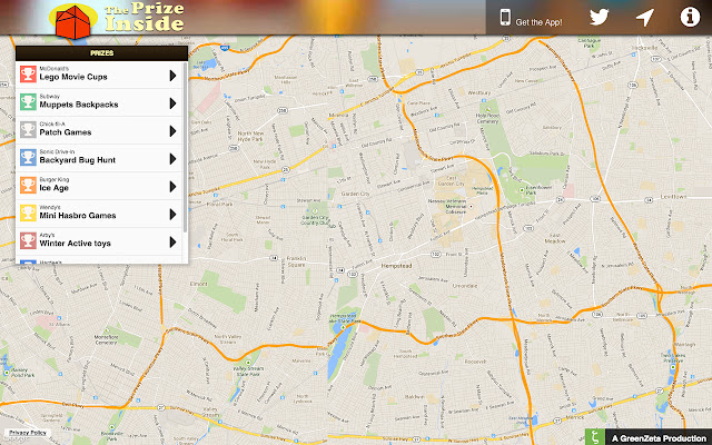 The Prize Inside chrome extension