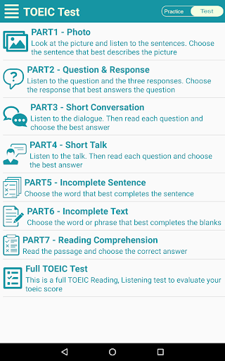 New Toeic Test