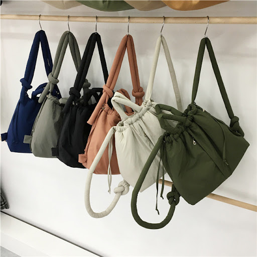 Title 1, Large Capacity Clip Cotton Jacket Shoulder Tote...