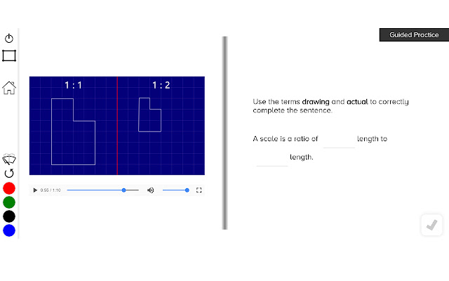 Guzinta Math: Scale Drawings chrome extension