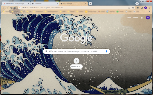 Hokusai's 'The Great Wave off Kanagawa' Theme