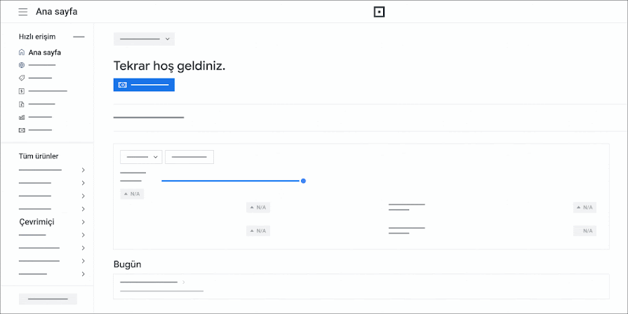 Square Online ile yeni kodun nasıl ekleneceğini gösteren animasyon