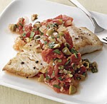 Mahi Mahi with Tomato, Olive, and Caper Sauce was pinched from <a href="http://www.finecooking.com/recipes/mahi-mahi-tomato-olive-caper-sauce.aspx" target="_blank">www.finecooking.com.</a>