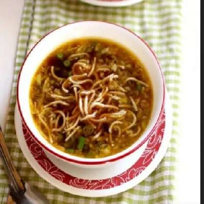 Noodle Soup With Burnt Garlic