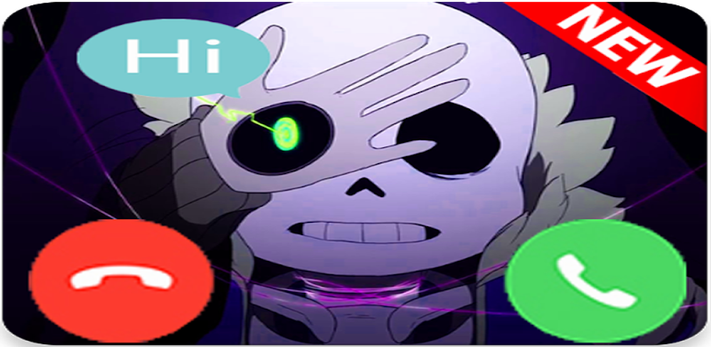 Scary Skeleton Sans: Fake Video Call Simulator