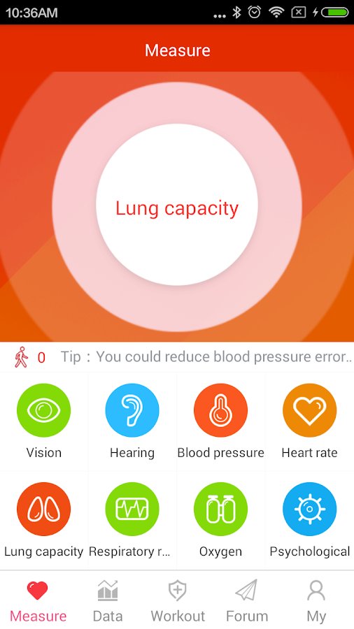    iCare Lung Capacity Pro- screenshot  