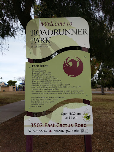 Roadrunner Park Southwest Entrance