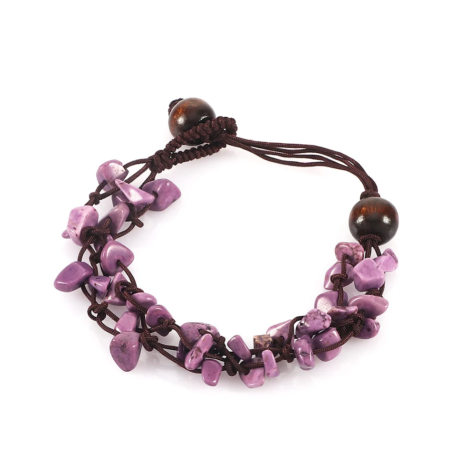 Pulsera Ajustable por Color Cuerda Tejida a Mano Versátil y Elegante para Adaptarse a Cualquier Estilo. Elige tu Color Ideal.
