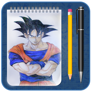 Download easy lessons to  goku drawing For PC Windows and Mac