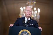 US President Joe Biden speaks on recent mass shootings in the East Room of the White House in Washington, D.C., US, on Thursday on June 2, 2022. Biden urged Congress to pass gun control legislation in a prime-time address as a bipartisan group of lawmakers negotiates a possible agreement following a string of high-profile shootings. 