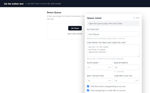 Queue Joiner screenshot 1