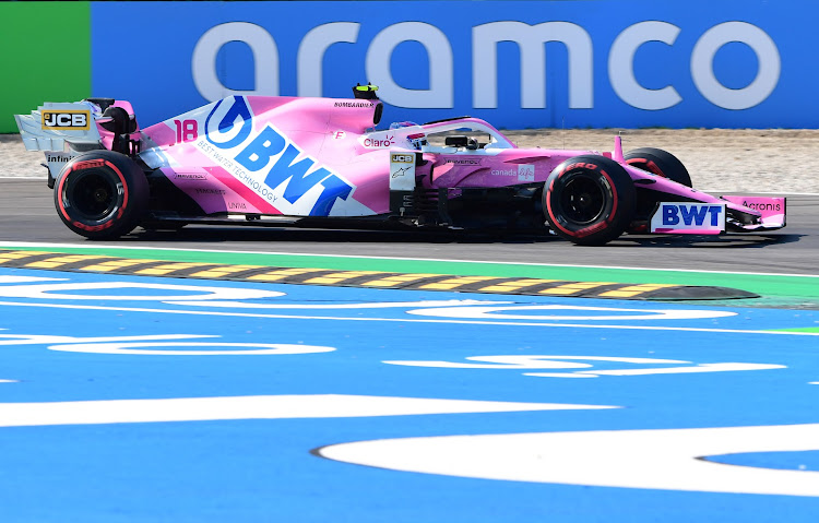 Racing Point's Lance Stroll during practice at Monza in Italy on September 4, 2020.