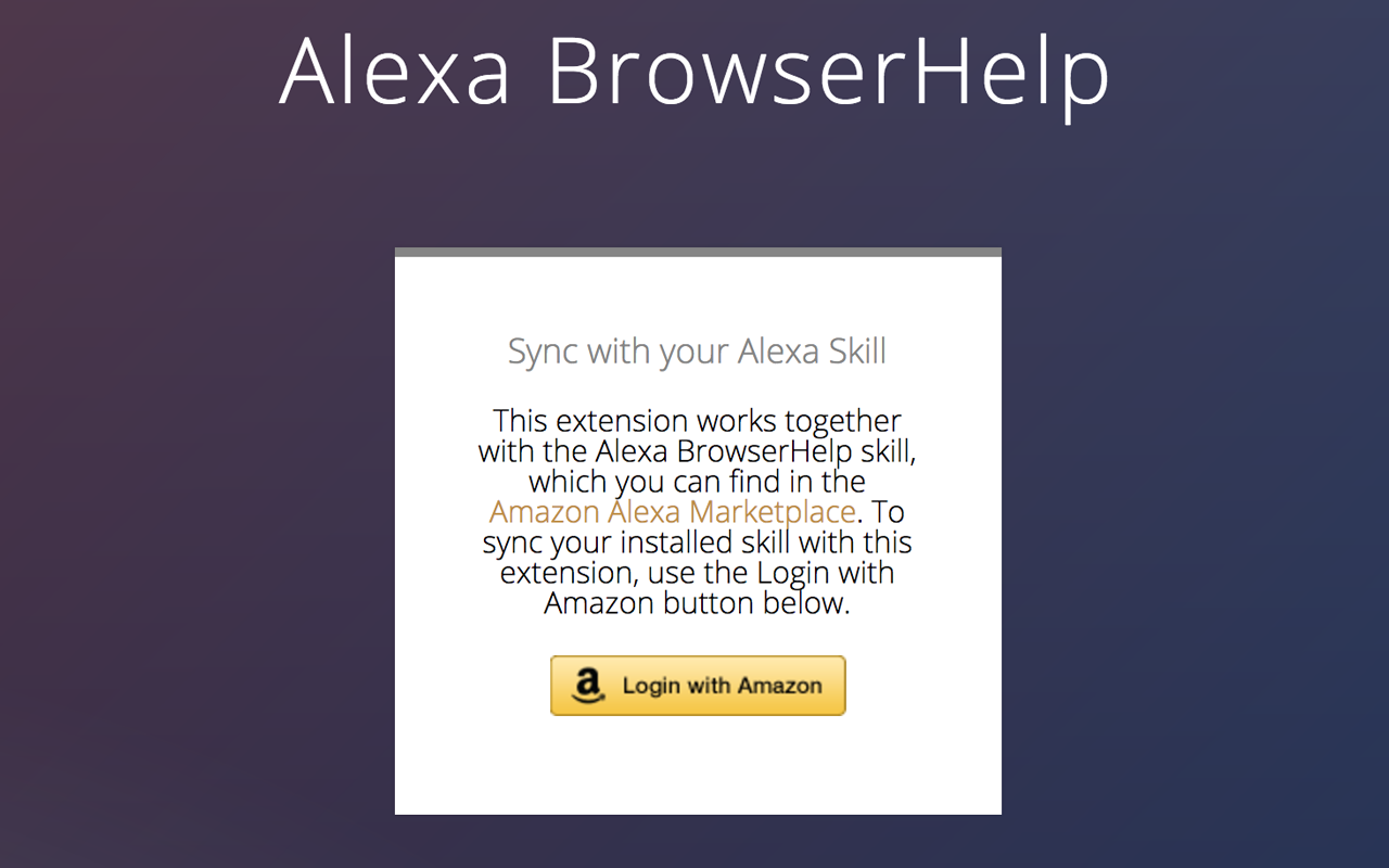 Alexa BrowserHelp Preview image 2