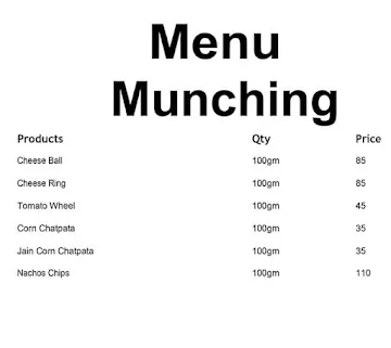 Chheda Dry Fruits menu 