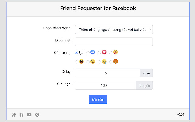 Friend Requester for Facebook