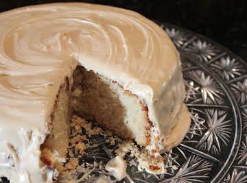 Spiced Apple Cider Cake with Salted Caramel Icing