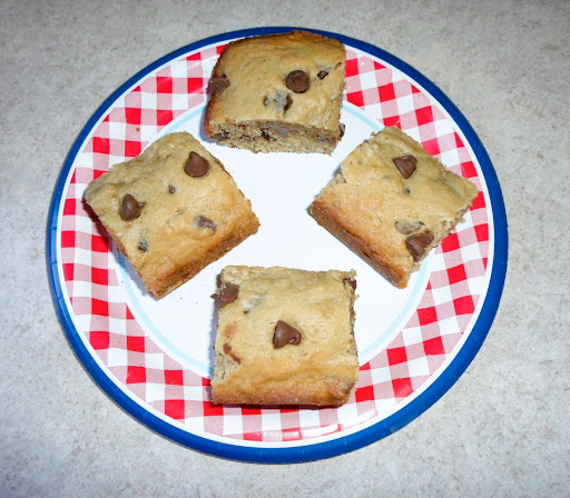 Photo of Banana Chocolate Chip Cookie Bars #1