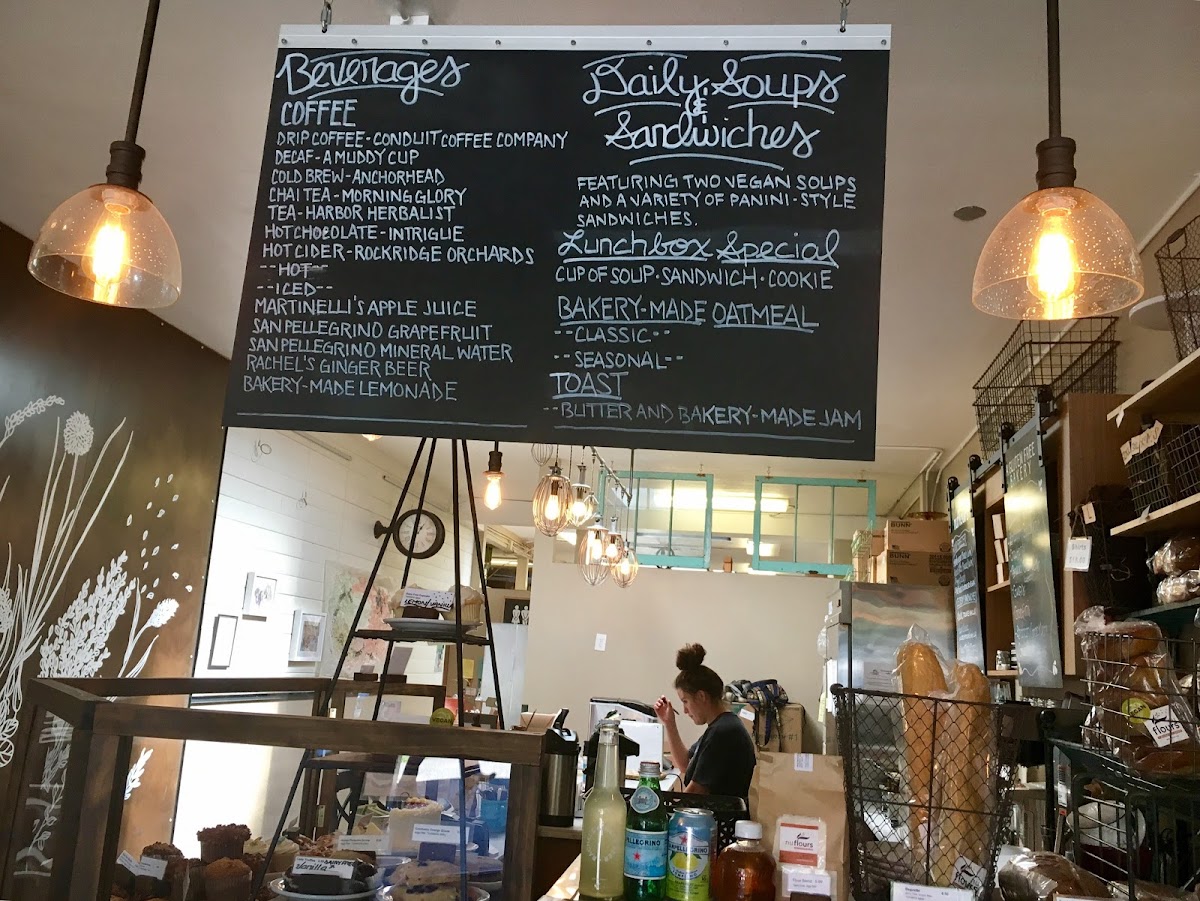 Nuflours Bakery gluten-free menu