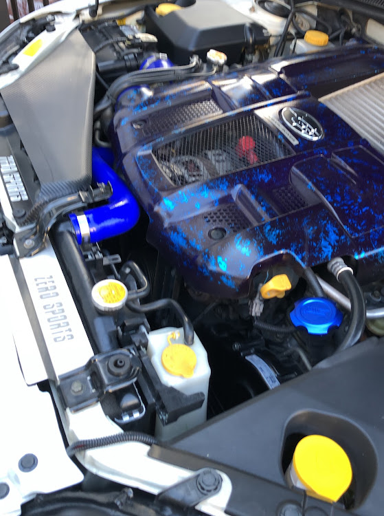 レガシィツーリングワゴンの孫とEJ20・ラジエター交換・DIY・医療従事者にエールを❗️に関するカスタム事例の投稿画像4枚目