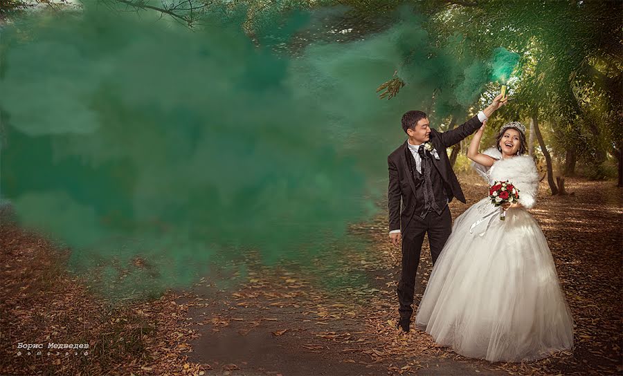 Fotografo di matrimoni Boris Medvedev (borisblik). Foto del 24 ottobre 2015