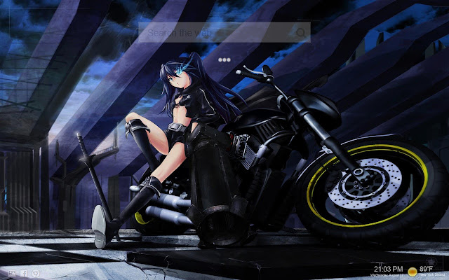 Black Rock Shooter NewTab Themes