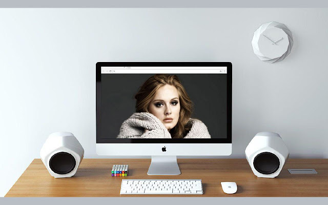 New Tab Adele Background