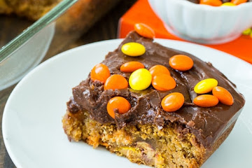 Reese's Pieces Peanut Butter Bars