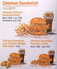 Popeyes menu 7