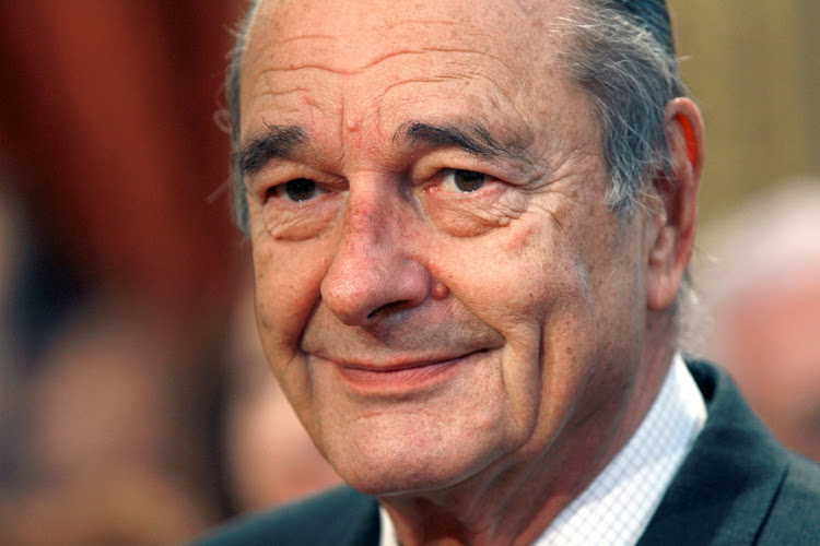 Jacques Chirac attends a ceremony at the Elysee Palace in Paris, France, in this photo taken on February 9 2007. Picture: REUTERS/CHARLES PLATIAU