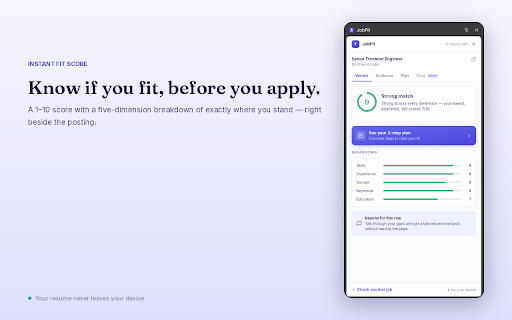 JobFit screenshot 2