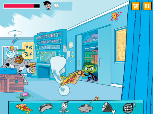 Titans Heroes Food Fight