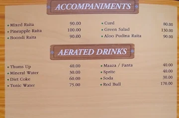 Abhishek Non Veg Restaurant menu 