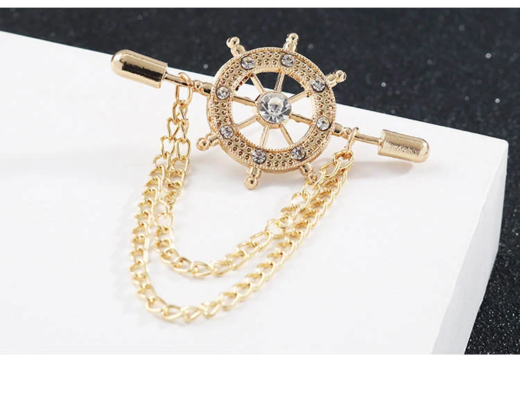 Fashion retro wilde eenvoudige persoonlijkheid legering kruis broche, de perfecte accessoire om je outfit compleet te maken met een unieke stijl.