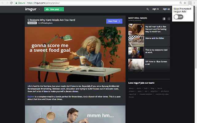 Skip Promoted Imgur Ads