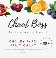 Chaat Boss menu 1