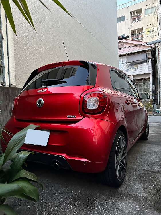 フォーフォーの洗車・smartforfour・BRABUS・あかいくるま・3月もよろしくお願いしますに関するカスタム事例の投稿画像2枚目