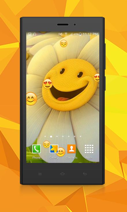 Emoji Live Wallpaper Screen 2